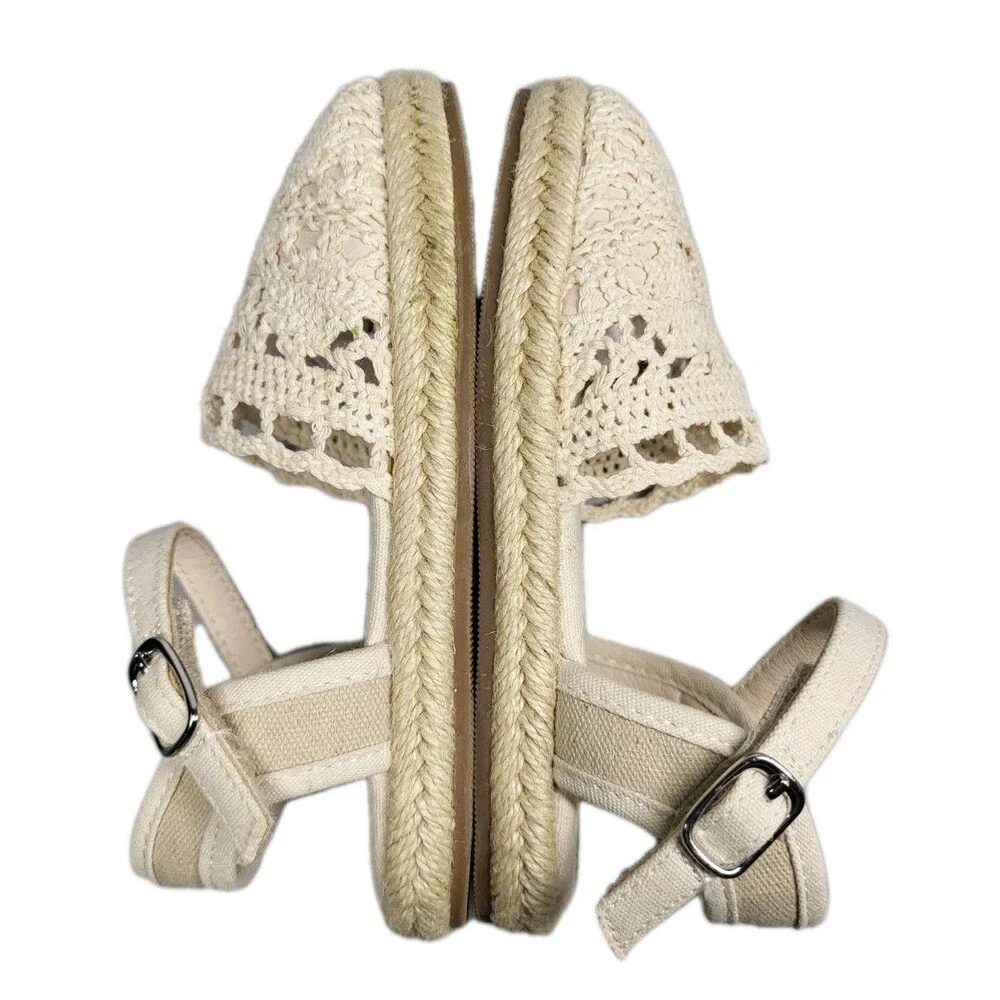 Toddler/Kids Crochet Espadrille SIZE 9